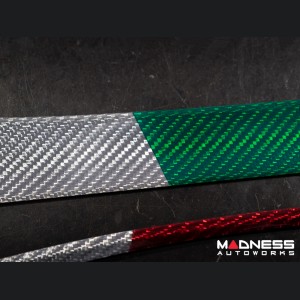 Alfa Romeo Stelvio Door Trim - Carbon Fiber - Interior Door Trim Kit - Italian Theme - Feroce Carbon